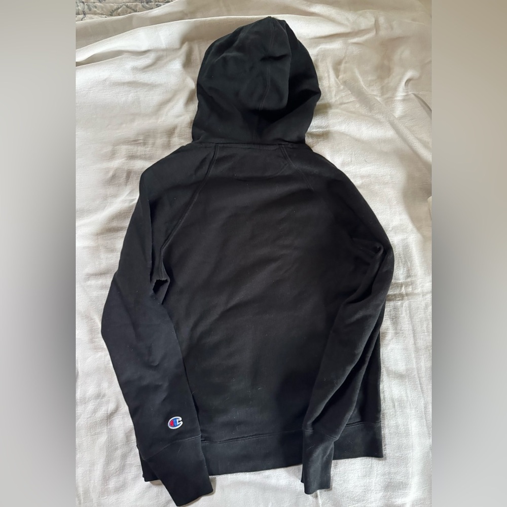 Champion Black Hoodie with Logo - Picture 3 of 3